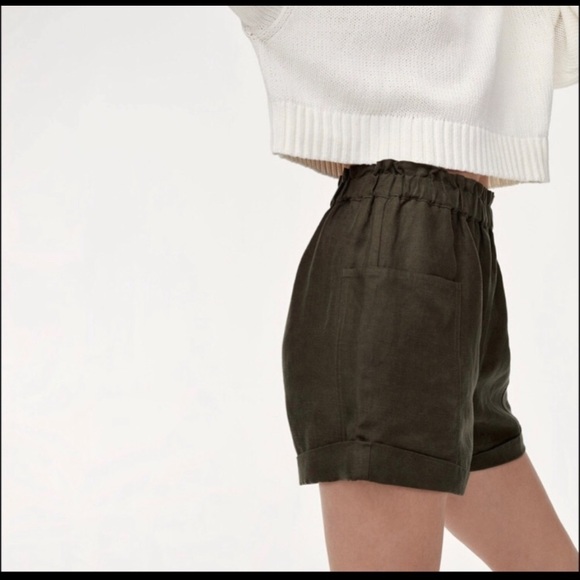 Taupe Aritzia Harulia Shorts - Picture 2 of 5